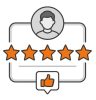 5 star rating